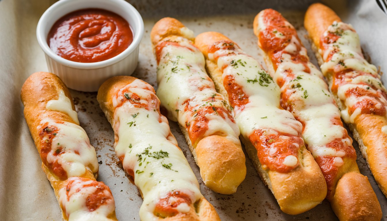 Cheesy Garlic Breadsticks