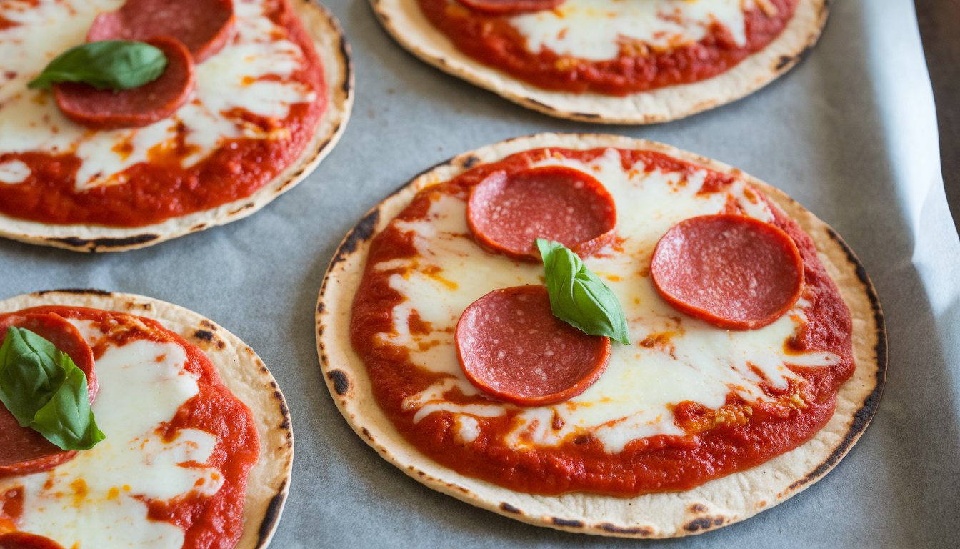 Fun and Easy Personal-Sized Tortilla Pizzas